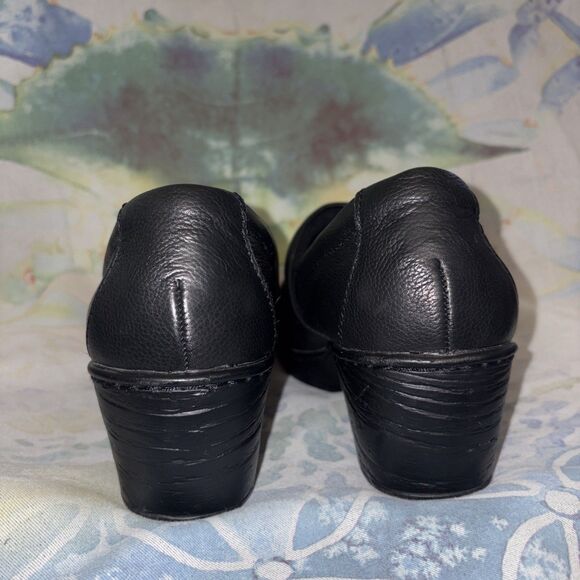B.O.C Born Concept Nadiyya Black Leather Clog Womens 8 M EUC - Picture 4 of 7